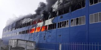 Incendiu de proporții în Câmpia Turzii
