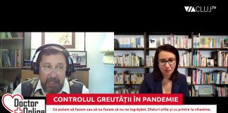 Controlul greutății în pandemie: Nu există secrete în nutriție, spune conf. Ioan Vereșiu!