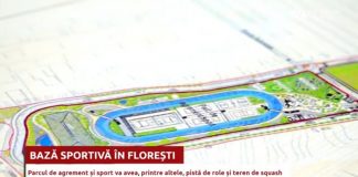 Cum va arăta baza sportivă din Florești – va avea pistă de role și teren de squash