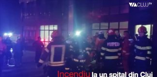 Incendiu la spitalul MedLife de pe strada Frunzișului