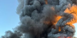 Incendiu de proporții pe Calea Baciului – Cerul Clujului, acoperit de fum negru UP DATE