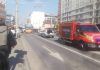 Accident în lanț pe str. Teodor Mihali – Doi bărbați au fost duși la spital