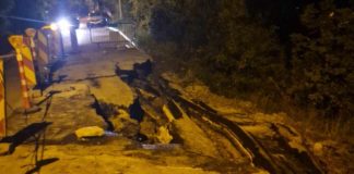 Alunecare de teren strada Uliului Cluj