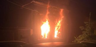 Incendiu la o casă de pe strada Oașului