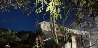 Incendiu devastator la o cabană din Cluj-Napoca