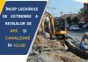 Lucrări de extindere a rețelelor de apă și canalizare în Iclod