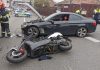 Accident rutier la intersecția străzilor Oltului și Siretului din Cluj-Napoca – Un tânăr motociclist, transportat la spital
