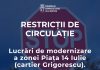 Atenție, clujeni! Încep lucrările de modernizare a zonei Piața 14 Iulie