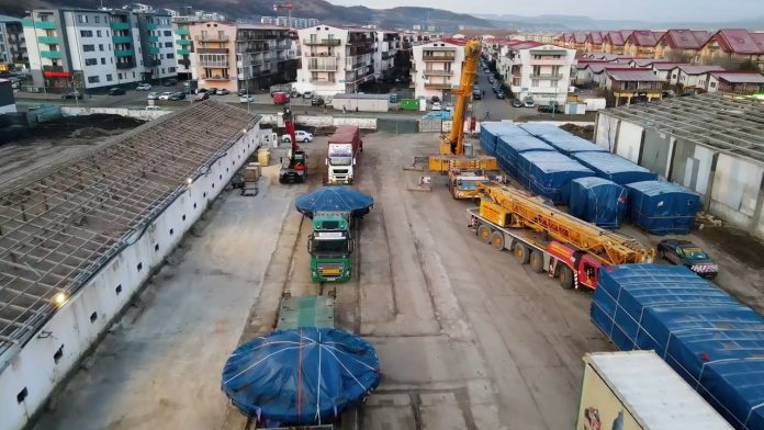 „Cârtițele” pentru metroul din Cluj au ajuns pe șantierul din Florești