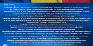 La mulți ani, România! Mesajul de Ziua Marii Uniri a Sindicatului Liber din Învățământul Preuniversitar Clujean