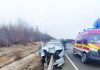 FOTO Un nou accident rutier pe centura Vâlcele-Apahida – O femeie este evaluată de SMURD