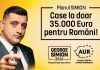 George Simion, despre celebrele locuințe la 35.000 de euro: „A fost o formă de promovare”