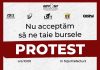 Proteste studențești în mai multe orașe din țară – Tăierile de burse, miza manifestațiilor