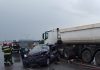 Accident rutier Gilău – bărbat încarcerat salvat de pompieri după ciocnirea a trei vehicule