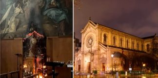 Român de 36 de ani, suspect principal în două incendii la biserica Notre-Dame des Champs din Paris