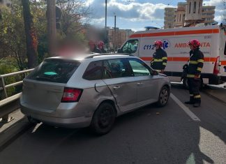 Accident pe Splaiul Independenței – o femeie a ajuns la spital