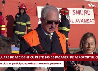Accident aviatic simulat pe Aeroportul Cluj: Peste o mie de persoane implicate în exercițiul de urgență