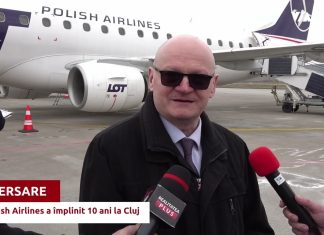 LOT Polish Airlines a împlinit un deceniu de prezență la Cluj