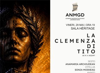 Premiera operei „La Clemenza di Tito” de Mozart la Academia de Muzică din Cluj-Napoca