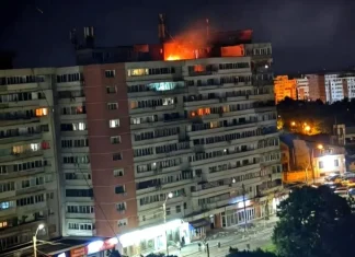 Dronă rusească prăbușită pe un bloc din Galați – Explozie, răniți și ședință CSAT de urgență
