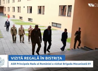 ASR Principele Radu al României a vizitat Brigada Mecanizată 81 din Bistrița