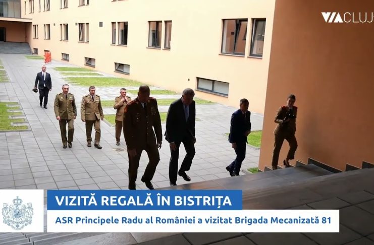 ASR Principele Radu al României a vizitat Brigada Mecanizată 81 din Bistrița