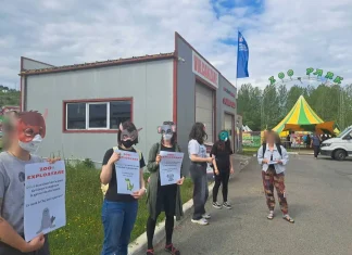 Protest împotriva expoziției cu animale exotice de la Zoo Park: „Animalele nu sunt sursa noastră de distracție”
