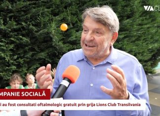 Screening oftalmologic gratuit în grădinițele clujene, oferit de LIONS Club Transilvania