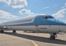 Aeroportul Cluj a primit fuzelajul unui MD-83: aeronava va fi folosită pentru exerciții de urgență