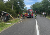 Accident la Pustuța: autoutilitară răsturnată, iar un bărbat și-a pierdut viața