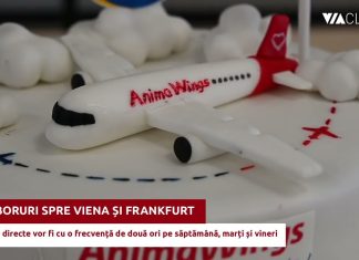 AnimaWings lansează zboruri directe Cluj-Napoca – Viena și Frankfurt