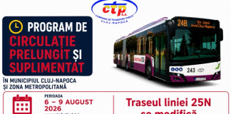 CTP Cluj-Napoca prelungește programul de noapte și suplimentează transportul pe durata UNTOLD